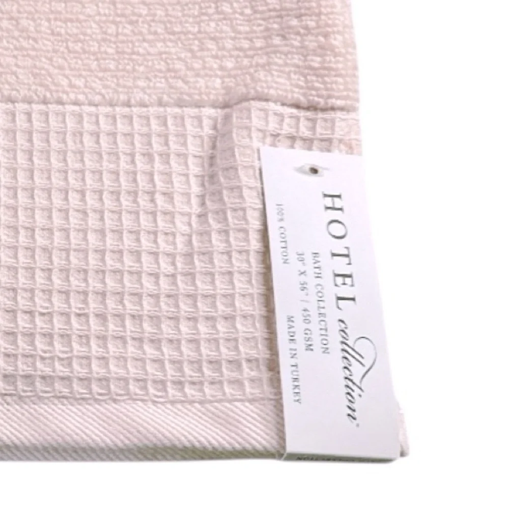 NEW Hotel Collection BLUSH LUXURY TURKISH COTTON BATH TOWEL Set/8